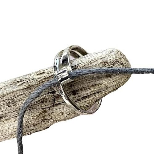 Artisan-Crafted Silver Crochet Ring  Unique Handmade Elegance (sterling-silver)