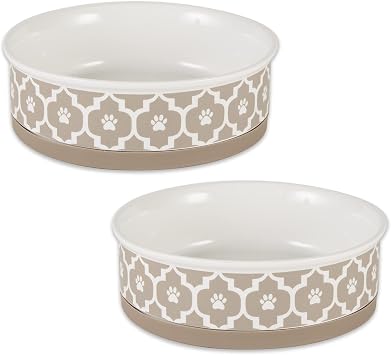 Bone Dry Lattice Collection Evcil Hayvan Kasesi ve Kutu, B y k Set, 7,5 x 2,4, Ta , 2 Par a