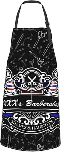 Miniatura 5 de Delantal de peluquero personalizado para hombres y mujeres, personalizado con bolsillos para el cabello