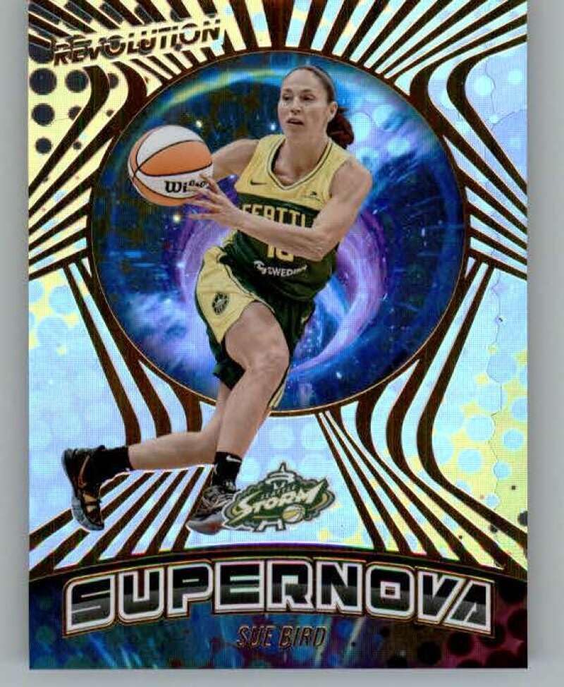 Panini WNBA Revolution Supernova #14 Sue Bird Seattle Storm - Tarjeta de intercambio de baloncesto 2022