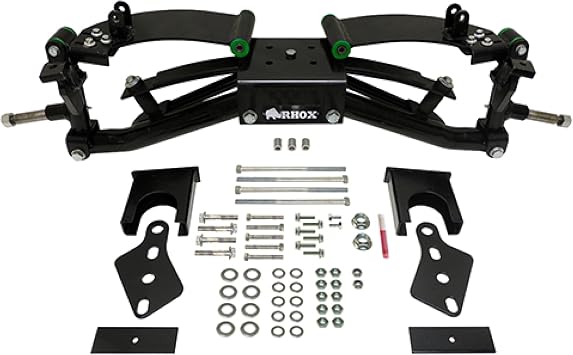 مجموعة رفع Red Hawk LIFT-503 متوافقة مع/استبدال EZ-GO Tempo، وما بعده، بدون مصعد المصنع وعربات الجولف السابقة