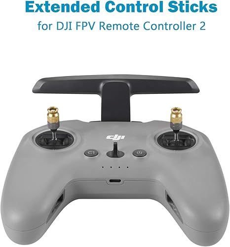 Miniatura 5 de Anbee Actualización CNC de aluminio controlador stick reemplazo joystick pulgar Rocker compatible con DJI FPV Drone
