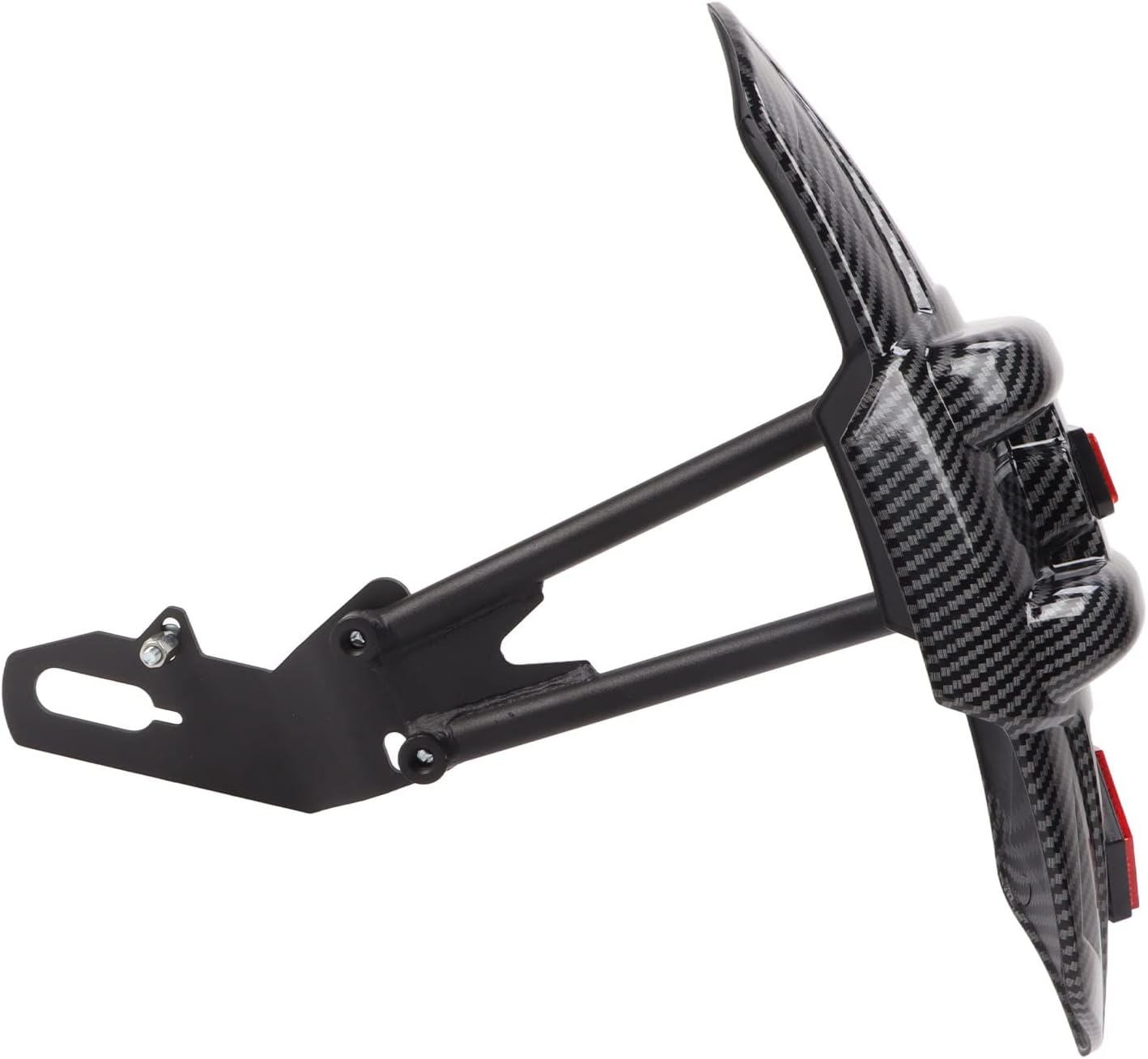 Motorcycle Splash Guard, Rear Wheel Cover Splash Guard, Motorcycle Rear Wheel Mudguard Carbon Fibre Splash Guard Universal Motorbike Refitting