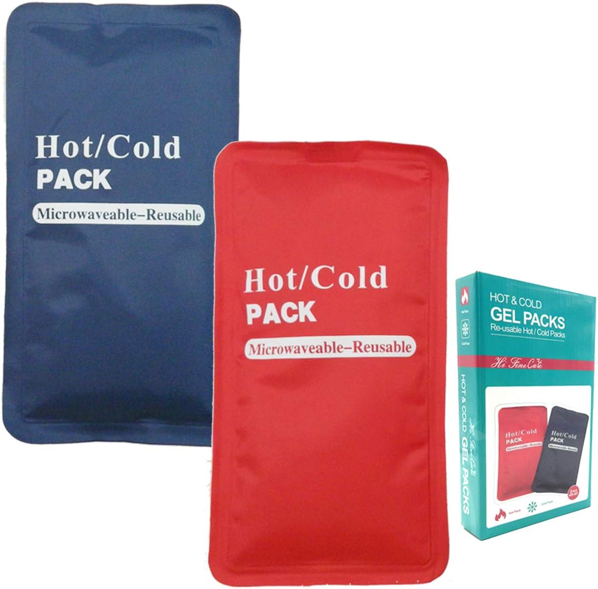 Ice Pack for Injuries, Cold Pack Pain Relief Flexible Hot
