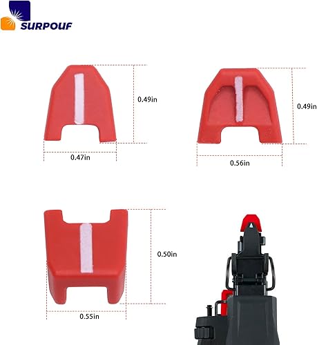 Miniatura 2 de 42-38-0017 Kit de almohadillas sin marcar (juego de 9) se adapta a Milwaukee M18 2746-20 Clavadoras y grapadoras Reemplazo de punta sin marcar