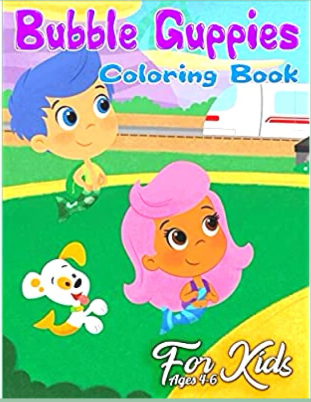 Buy Bubblé guppies: Kids Coloring Book With Easy And Fun Bubblé guppies