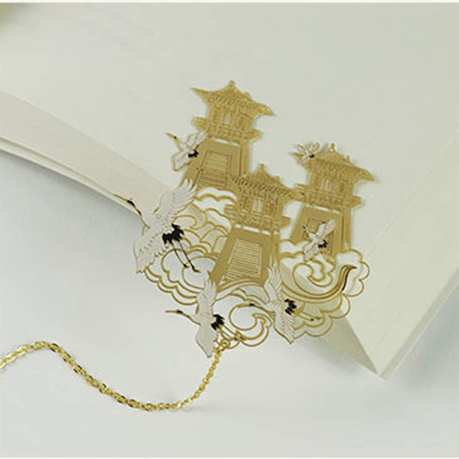 Śliczne Zakładki Hollow Exquisite Metal Bookmark Klasyczny chiński styl zakładka, zakładka z pięknym wisiorem to dla nauczycieli uczniów mężczyzn i damskie prezenty Wyjątkowe Prezenty