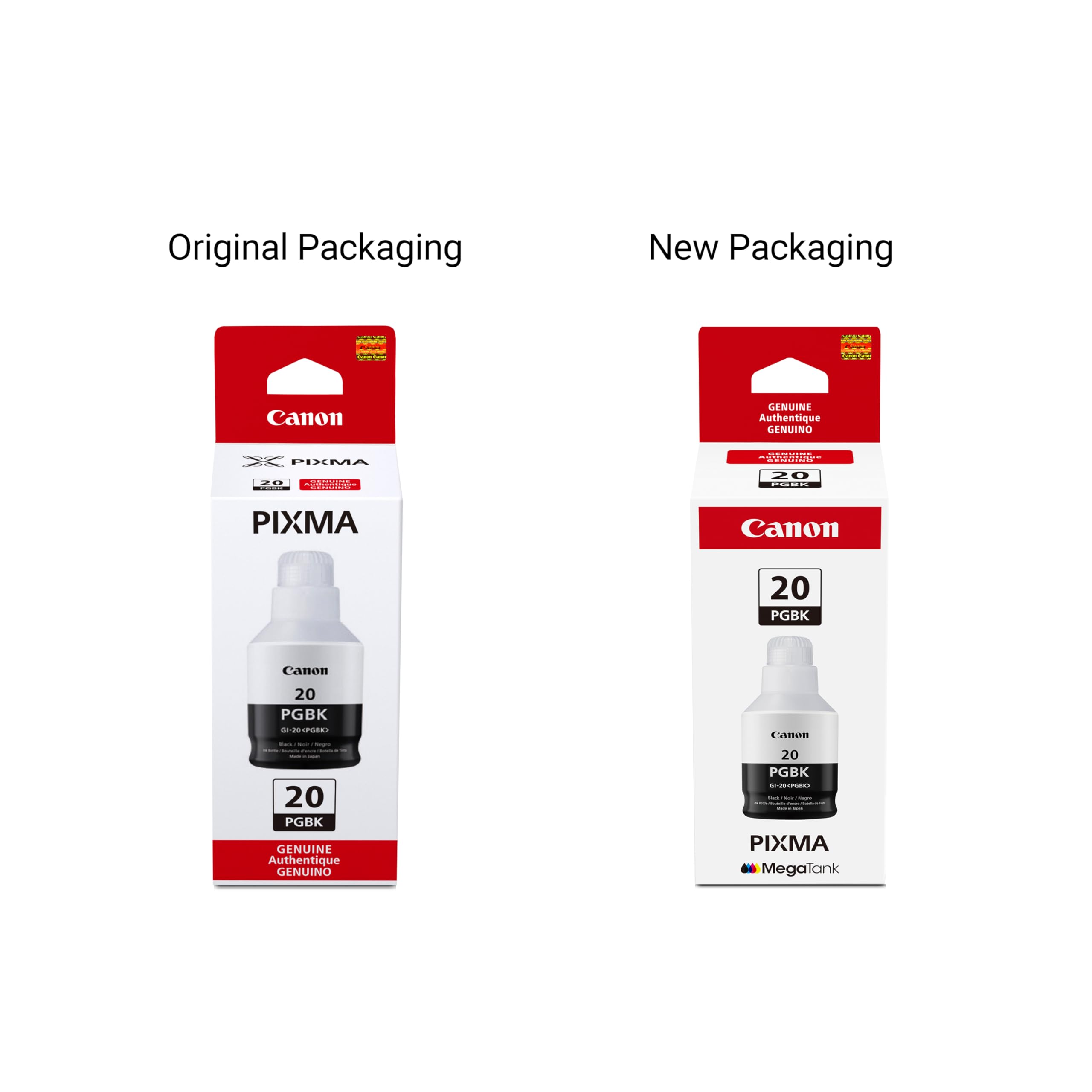 SOKUMI Genuine Canon GI-20 Pigment Black Ink Bottle