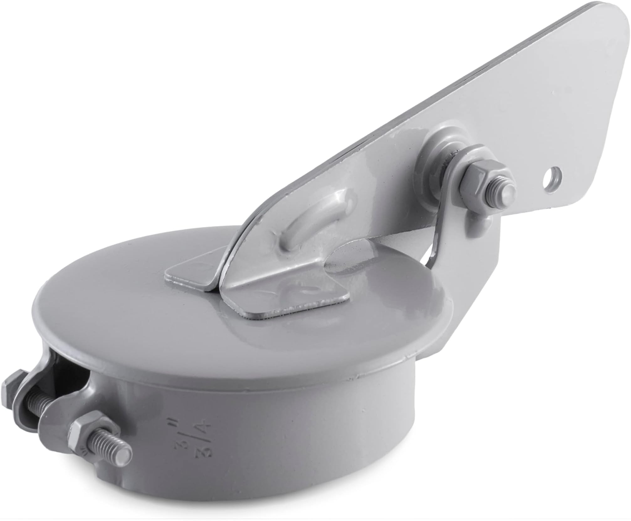 3-3/4 Inch Tractor Exhaust Silencer Weather Flap Rain Cap Muffler Cover 3.75" - Gray
