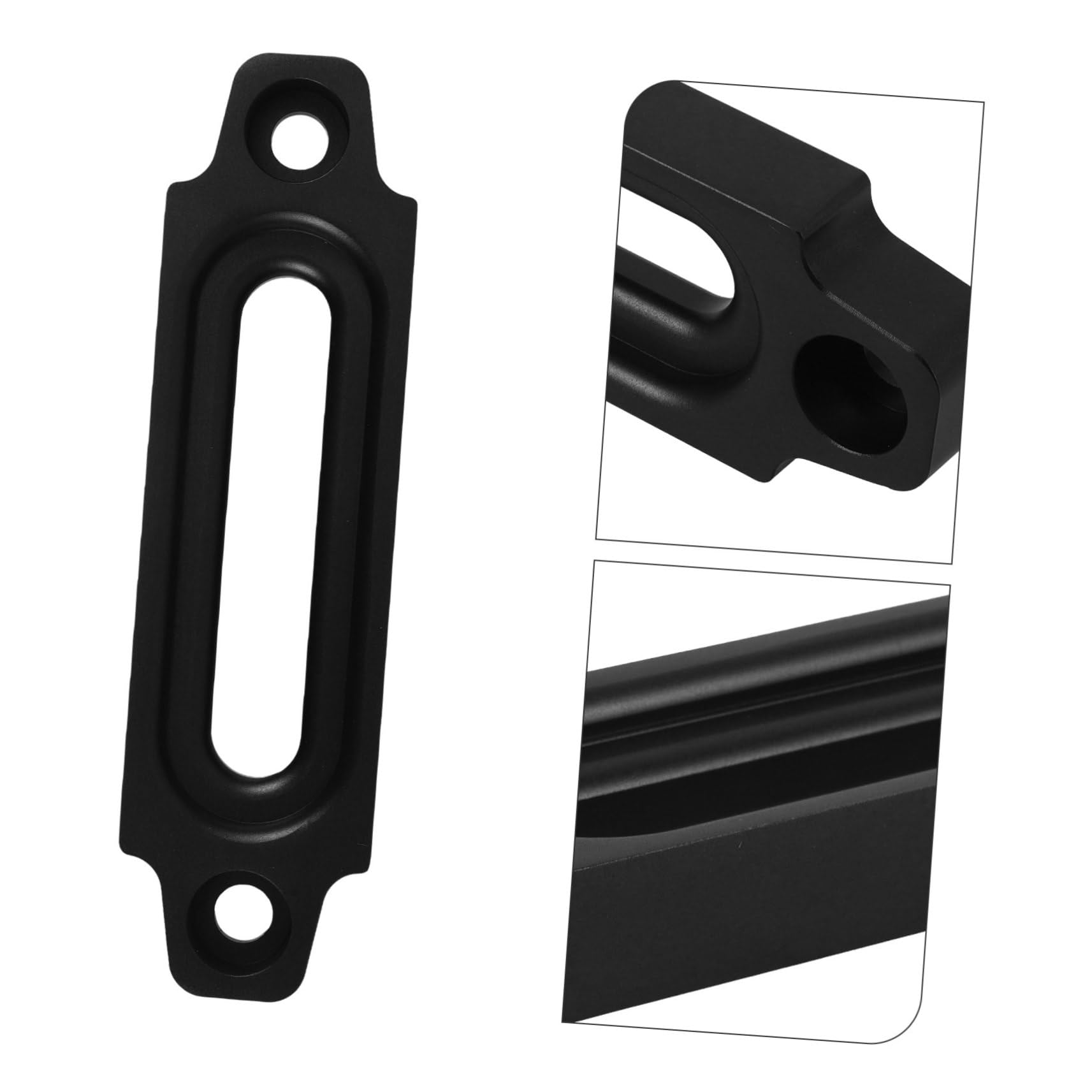 MUCKLILY Aluminum Winch Rope Guide for Synthetic Rope Steel Cable Universal Winch Mounting Bracket