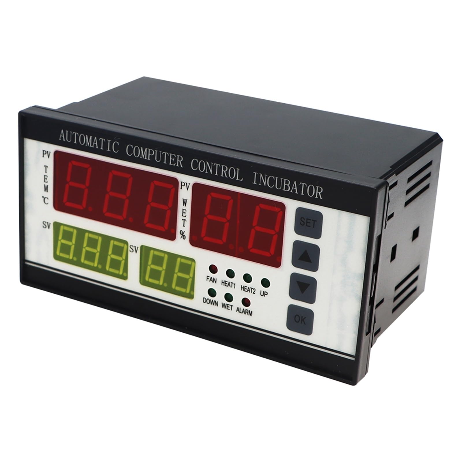 Termostato Digital, Controlador de incubadora de huevos digital XM-18, control de higrostato de termostato multifuncional con sonda de sensor de temperatura y humedad