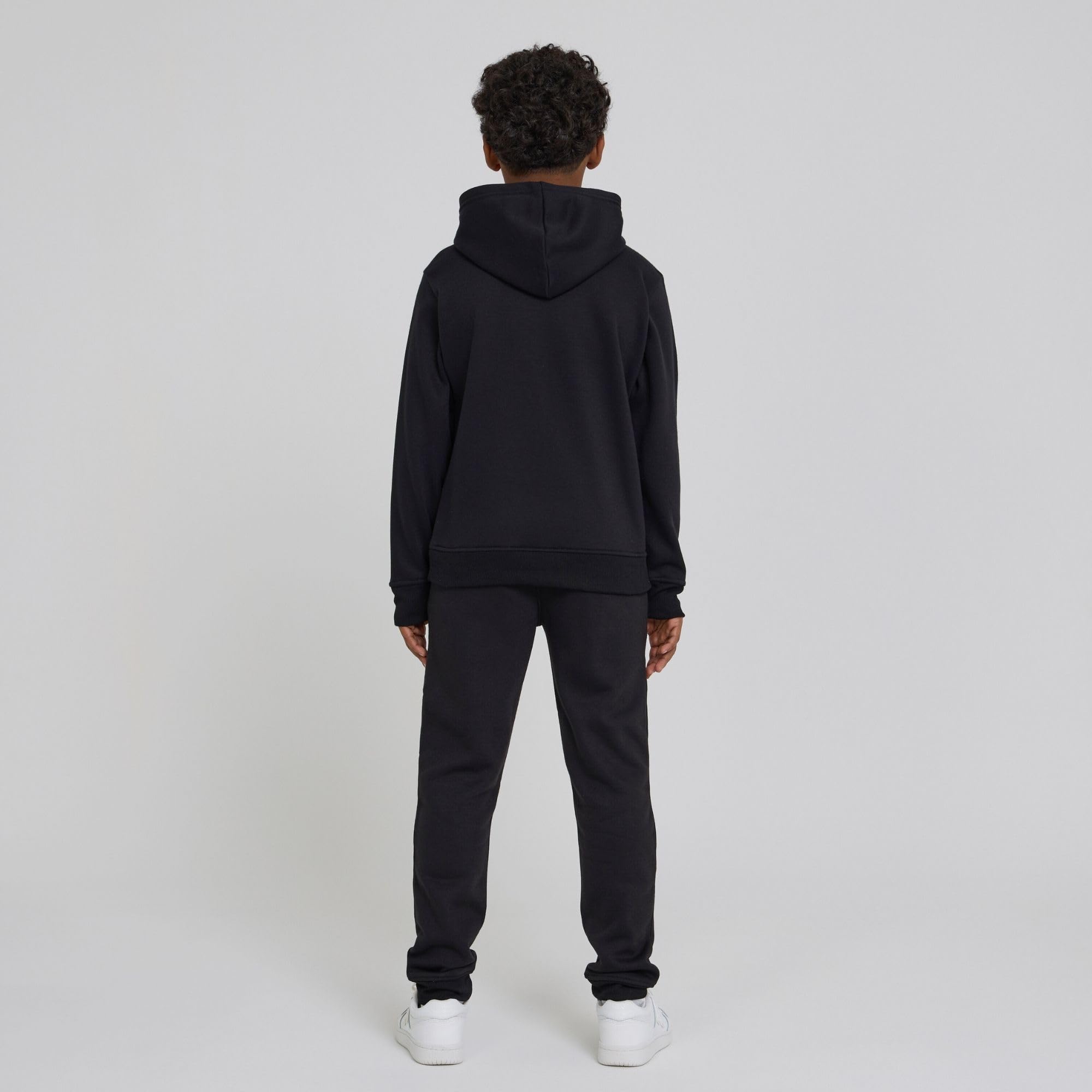 New Balance Tuta per ragazzi e bambini, 3 pezzi, felpa con cappuccio, t-shirt, jogger, in morbido pile misto cotone (2T-12)