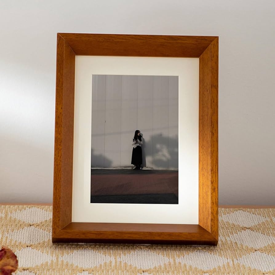 Amazon.co.jp: [XYJP] 木目調のシンプルな写真立て フォトフレーム