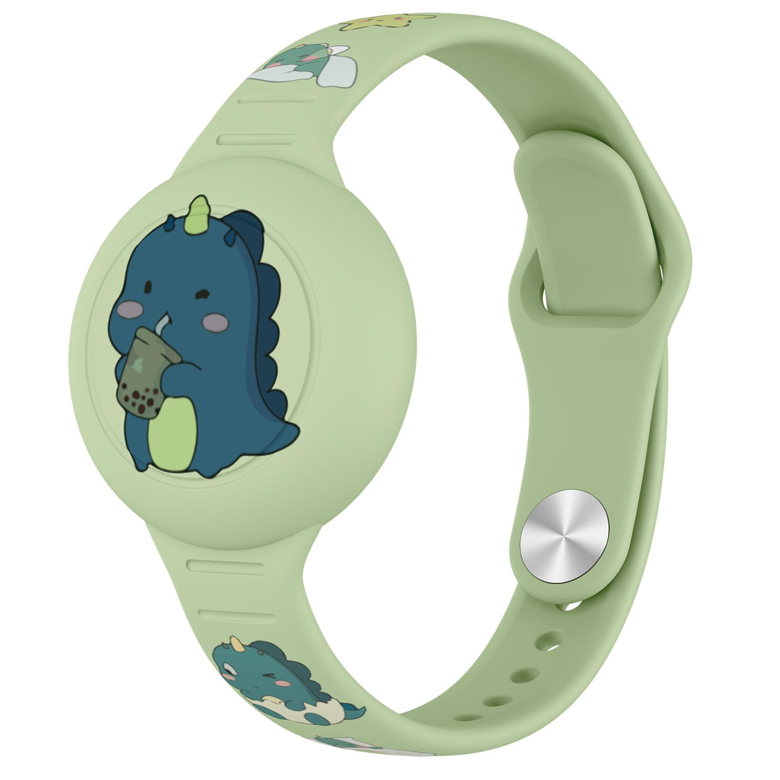 Kids Watchband Compatible with Apple Airtag, Silicone Bracelet Protective Case for AirTag, Anti-Lost Adjustable Wristband for Air Tags, GPS Wristlet Protective Cover for Child/Toddlers — view 12