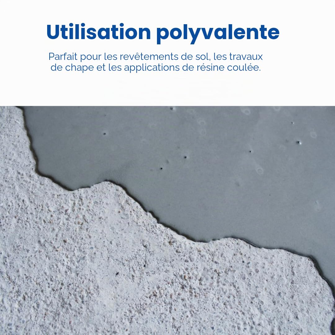 Rouleau de revêtement de sol de 50 cm, rouleau de sol, rouleau de sol – Rouleau de grande surface résistant aux solvants pour : peintures 2K, peinture époxy, peinture nitro, peinture