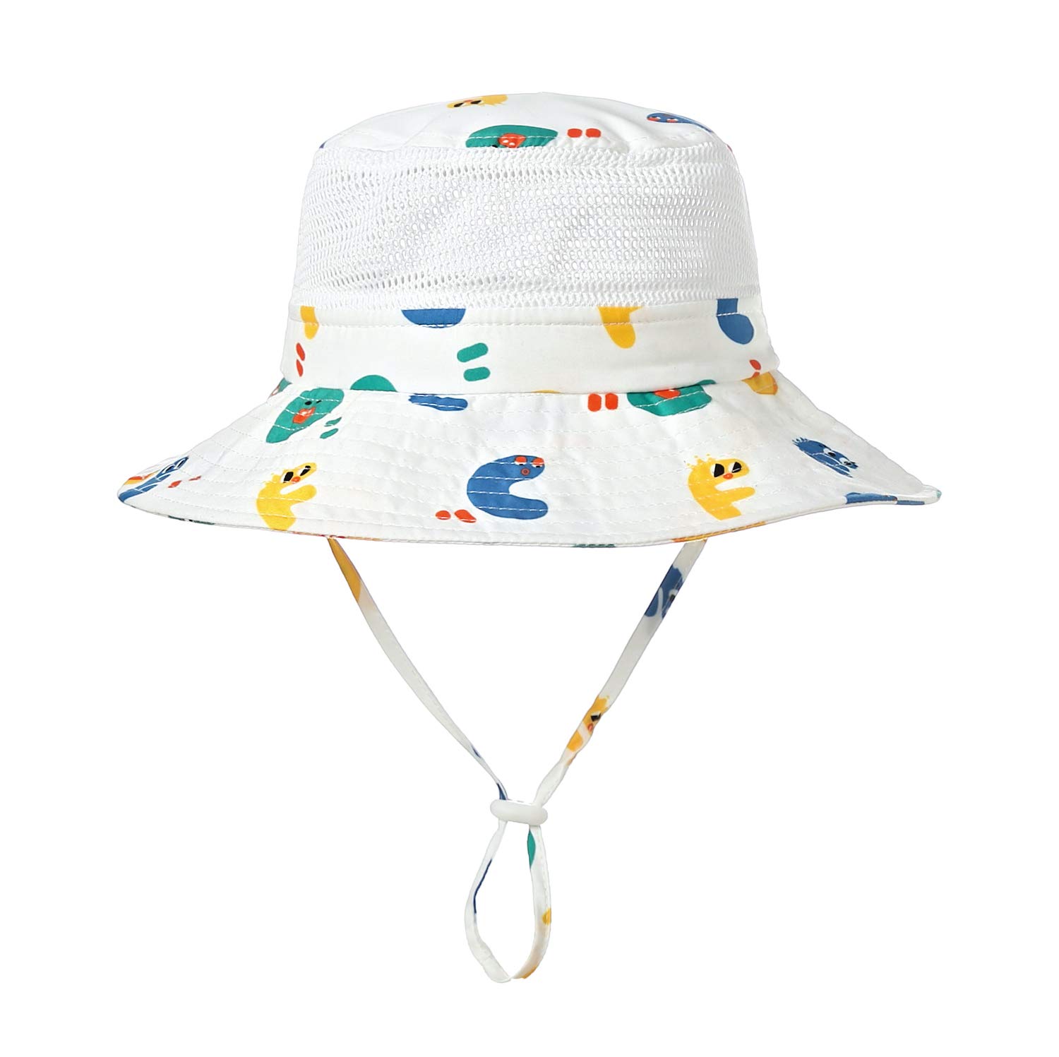 Home Prefer UPF50+ Wide Brim Sun Hat Boys Girls Sun Protection Hat Zoo Beach Swim Safari Bucket Hat for Baby Toddler Kid