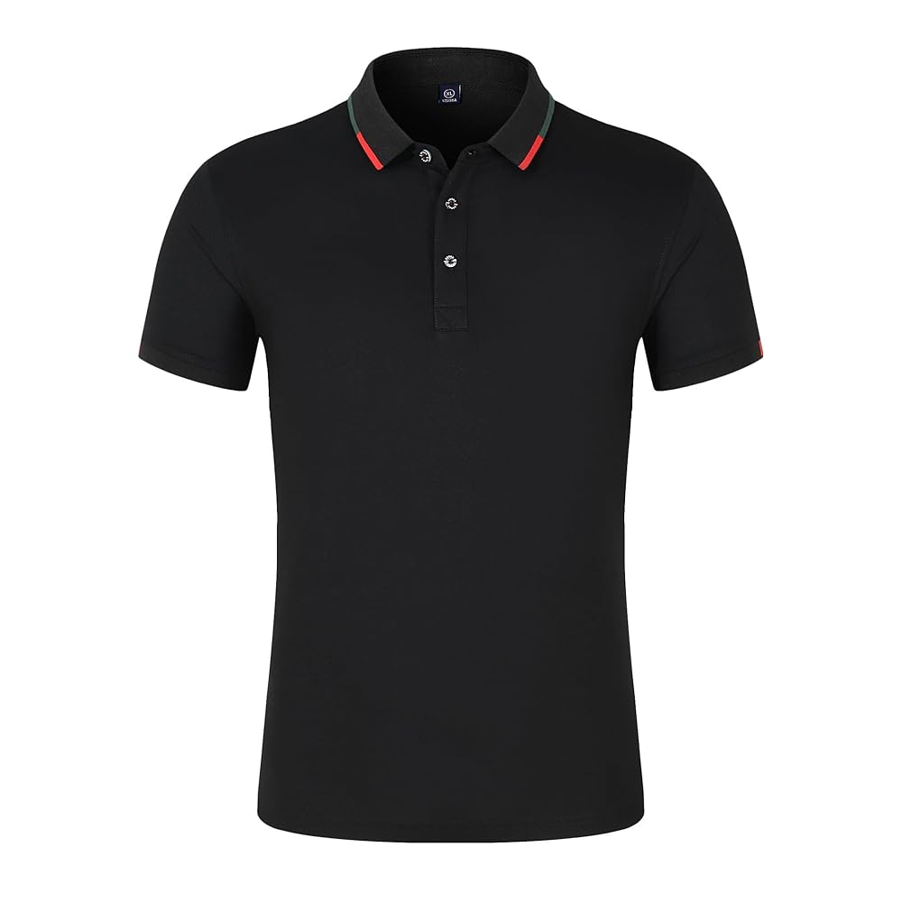Men Luxe Collar Polo Shirt – Moisture-Wicking, Wrinkle Men Luxe Collar Polo Shirt – Moisture-Wicking, Wrinkle