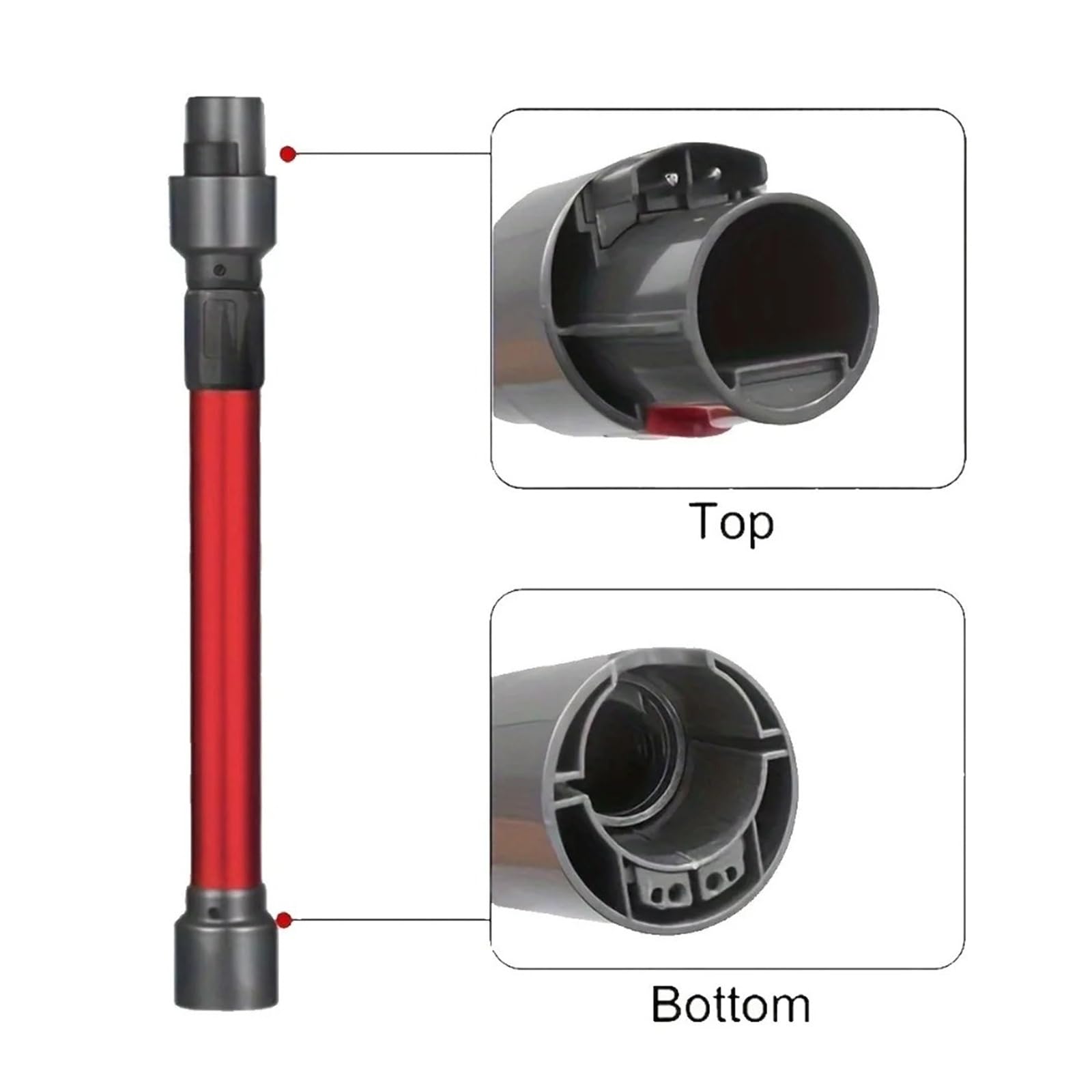 Baguette d'extension de remplacement, Compatible avec Dyson,