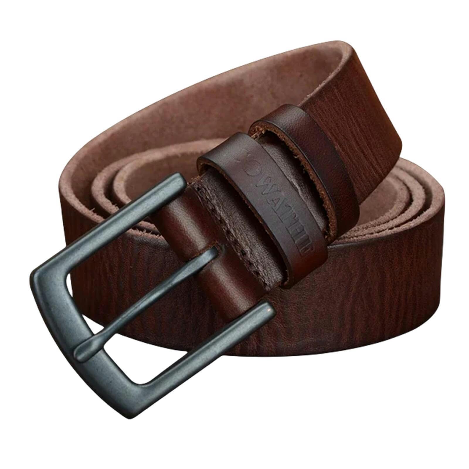Ceinture en cuir de jeans rétro authentique pour affirmer son style