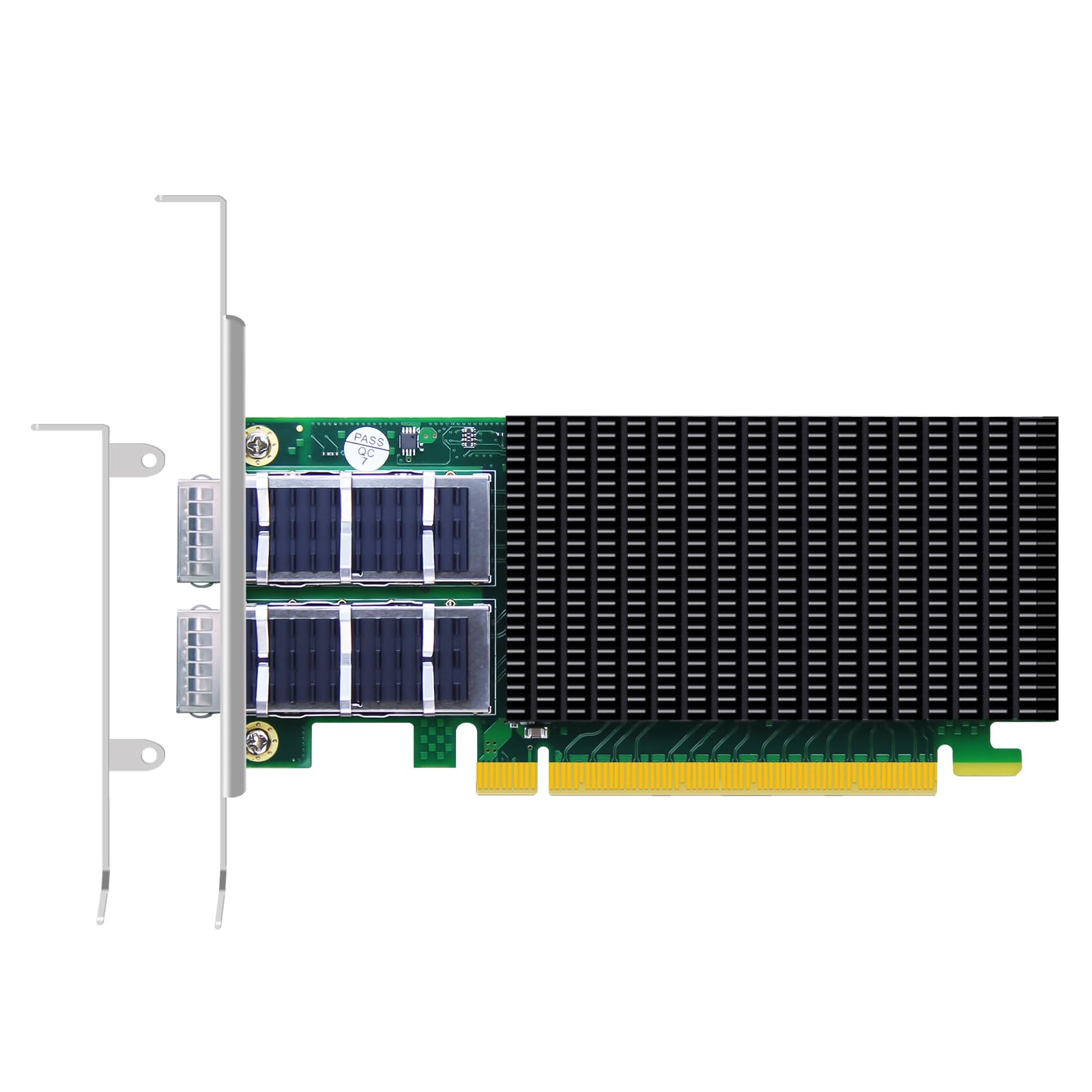 GLOTRENDS ST7338 2 porte da 100Gb QSFP28 Scheda di rete Ethernet con controller Mellanox ConnectX-5, interfaccia PCIe 3.0 X16, RDMA (RoCE), non Infiniband