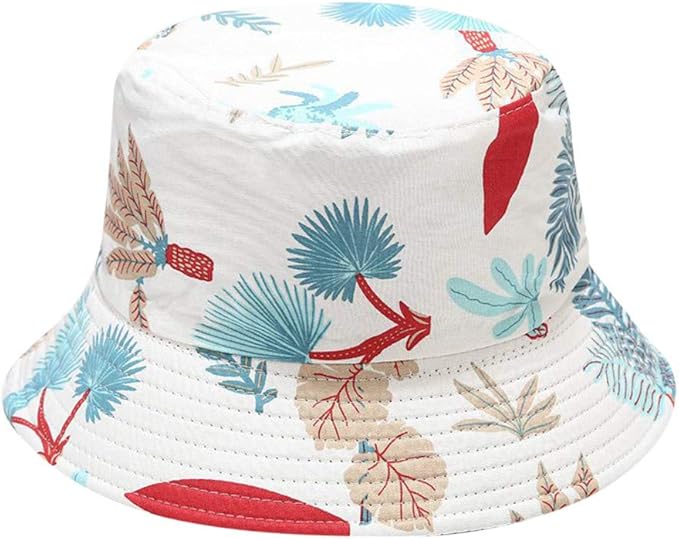 HANXIULIN Bucket Hat für Damen doppelseitiger Bucket Hat Blume
