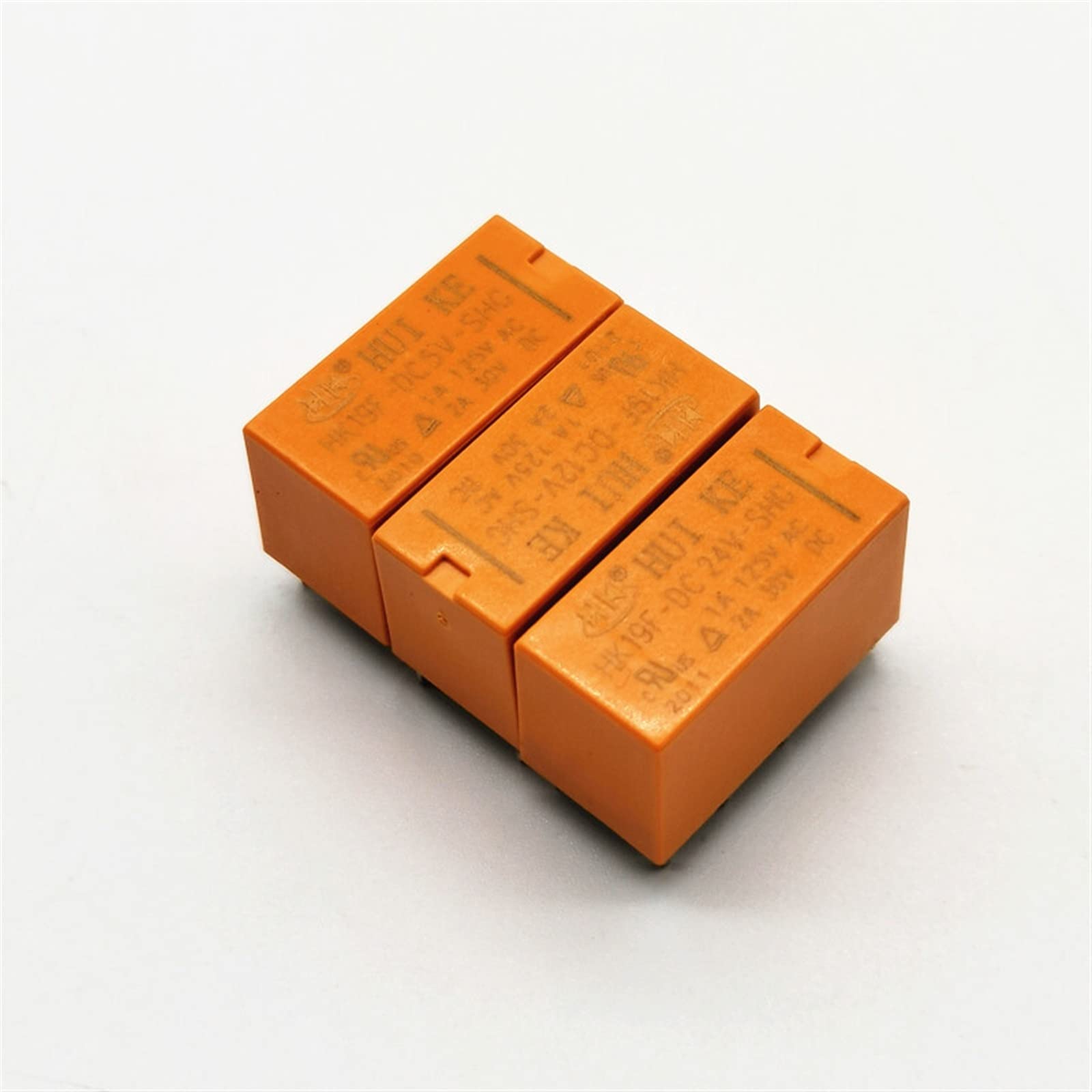 CSKWLLNBC 5pcs DIY Relay hk19f-dc5v-shg hk19f-dc12v-shg hk19f-dc24v-shg 3V for Household appliances 8pin (HK19F-DC5V-SHG-(5V))