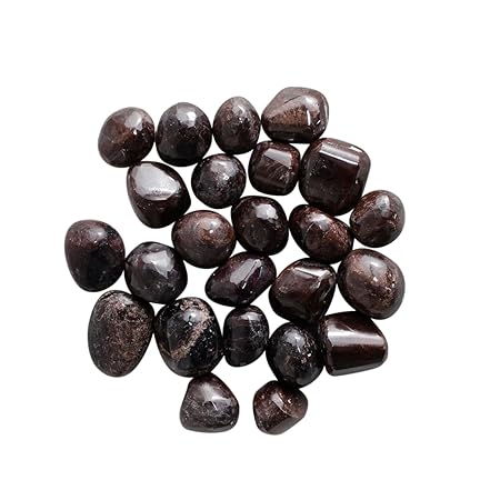 Shubhanjali Natural Garnet Tumble Stones for Reiki Healing Crystal Red Garnet Tumbled Gemstones Products for Vastu Correction 100 Grams