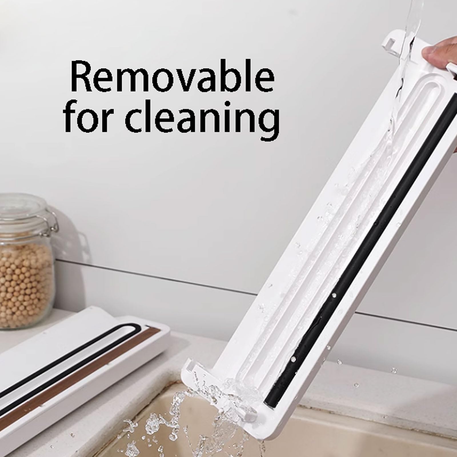 Máquina selladora al vacío para almacenamiento de alimentos, ahorro de alimentos portátil automático con 100 bolsas, ideal para frescura y conservación en la cocina del hogar