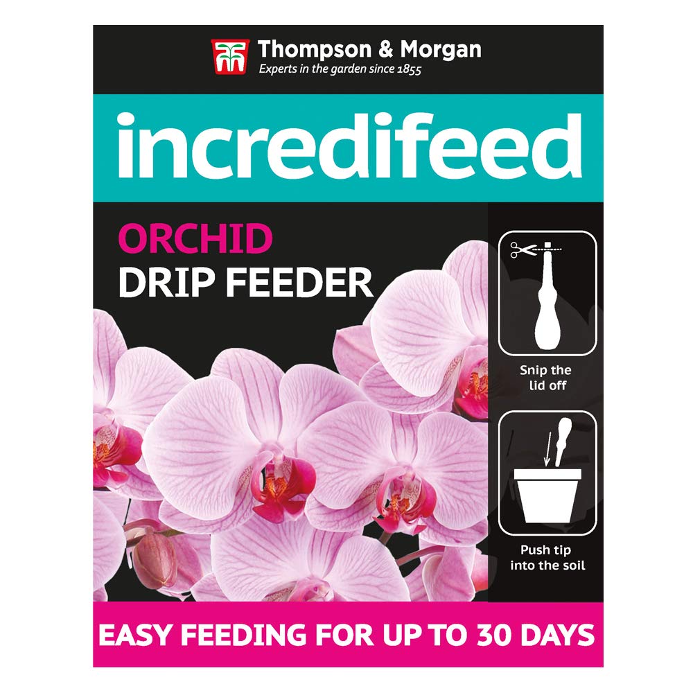Orchid Drip Feeder Quick, Easy to Use for Better Healthy Plant Growth Greener Leaves More Flowers, 1x 30ml Bottle by Thompson and Morgan (1)