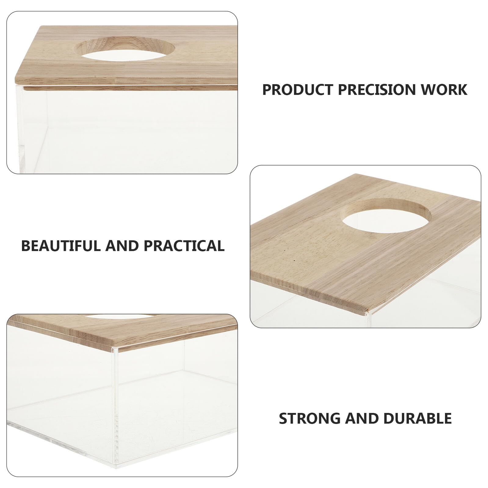 SHINEOFI Dekorative Hamsterbadewanne aus Acryl Transparente Sandbadewanne und Praktische Toilettenbox für Kleintiere Sandbad Behälter für Chinchillas und Hamster Haushalts Sandbad