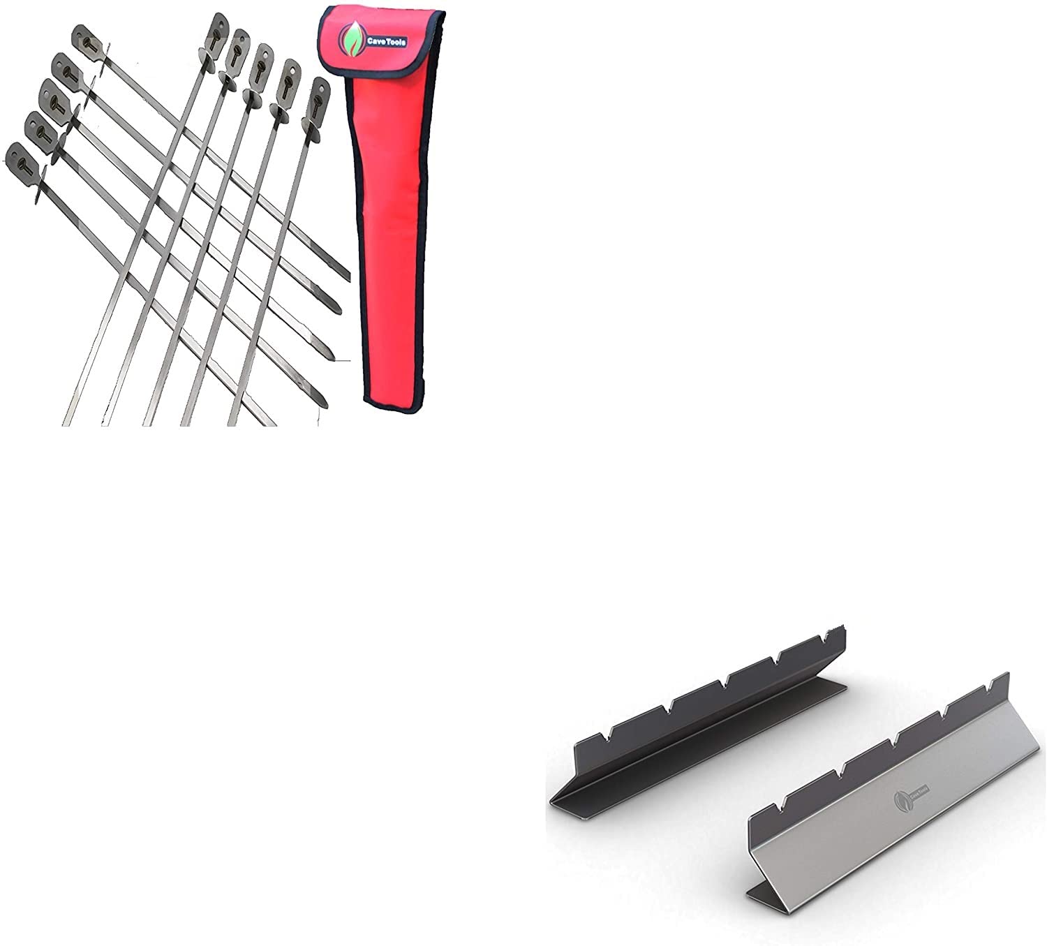 Cave Tools Kabob Skewers Long + Skewers Rack