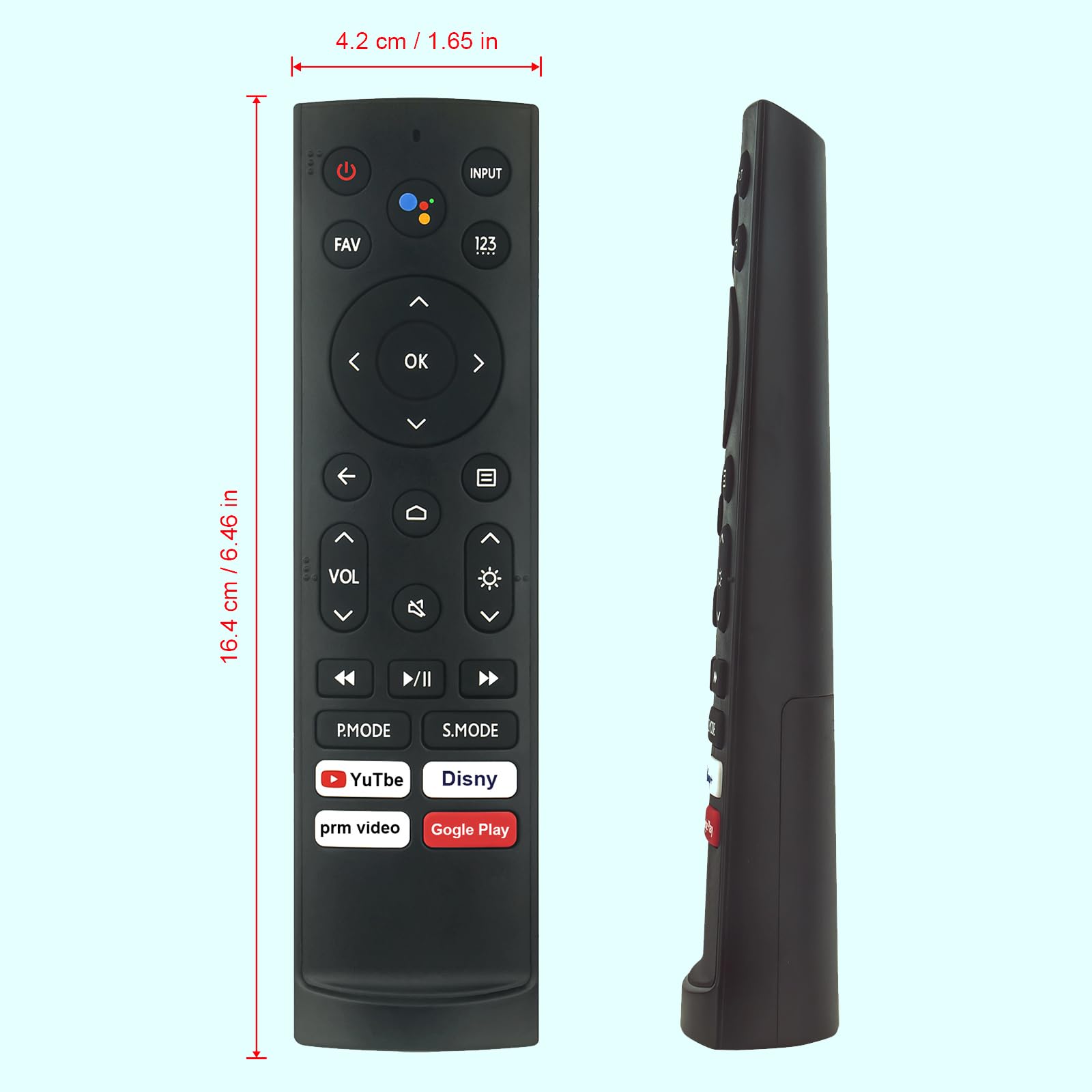 Zapasowy pilot głosowy ERF3AA90H, pasuje do Hisense SMART MINI PROJECTEUR C1