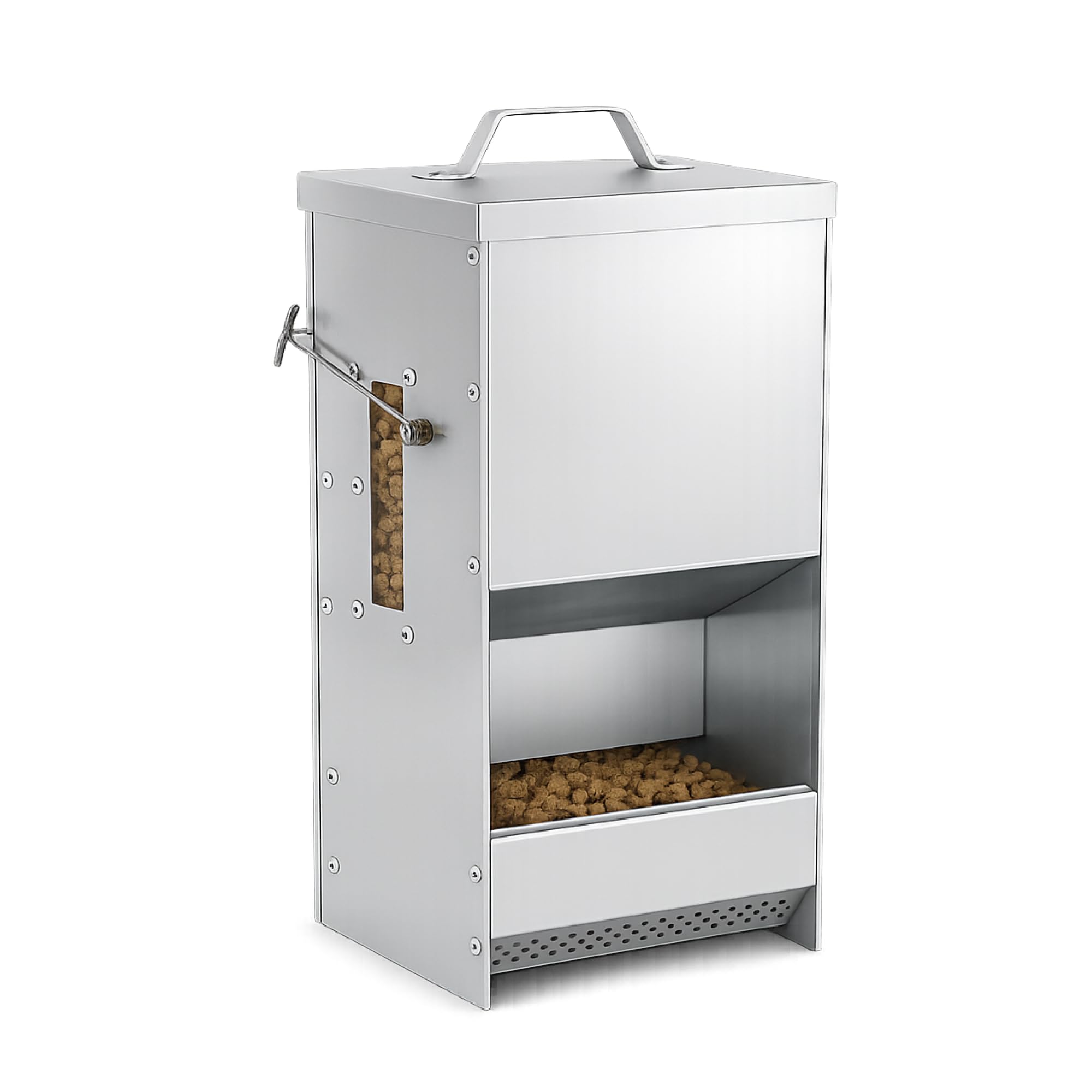 RAC Paws by RentACoop 5 lb. Metal Rabbit Feeder