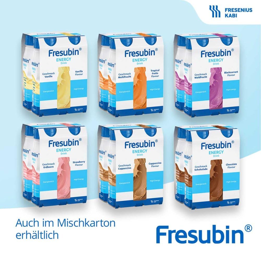 Fresenius Kabi Fresubin Energy Drink Cappuccino Trinkflasche, 6 x 4 x 200 ml, 1er Pack (1 x 5,5 kg)