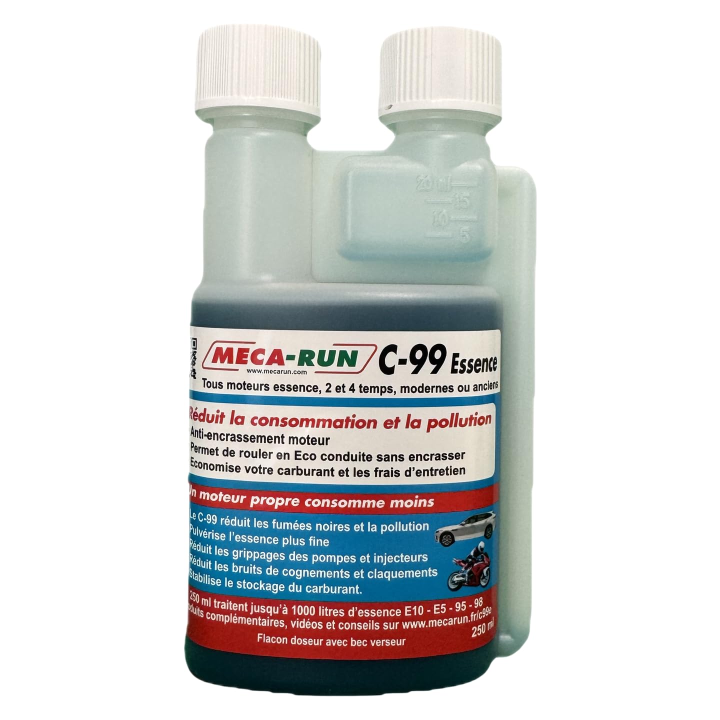 MECA-RUN C99 Essence 250 ML - Entretien et Economie de Carburant