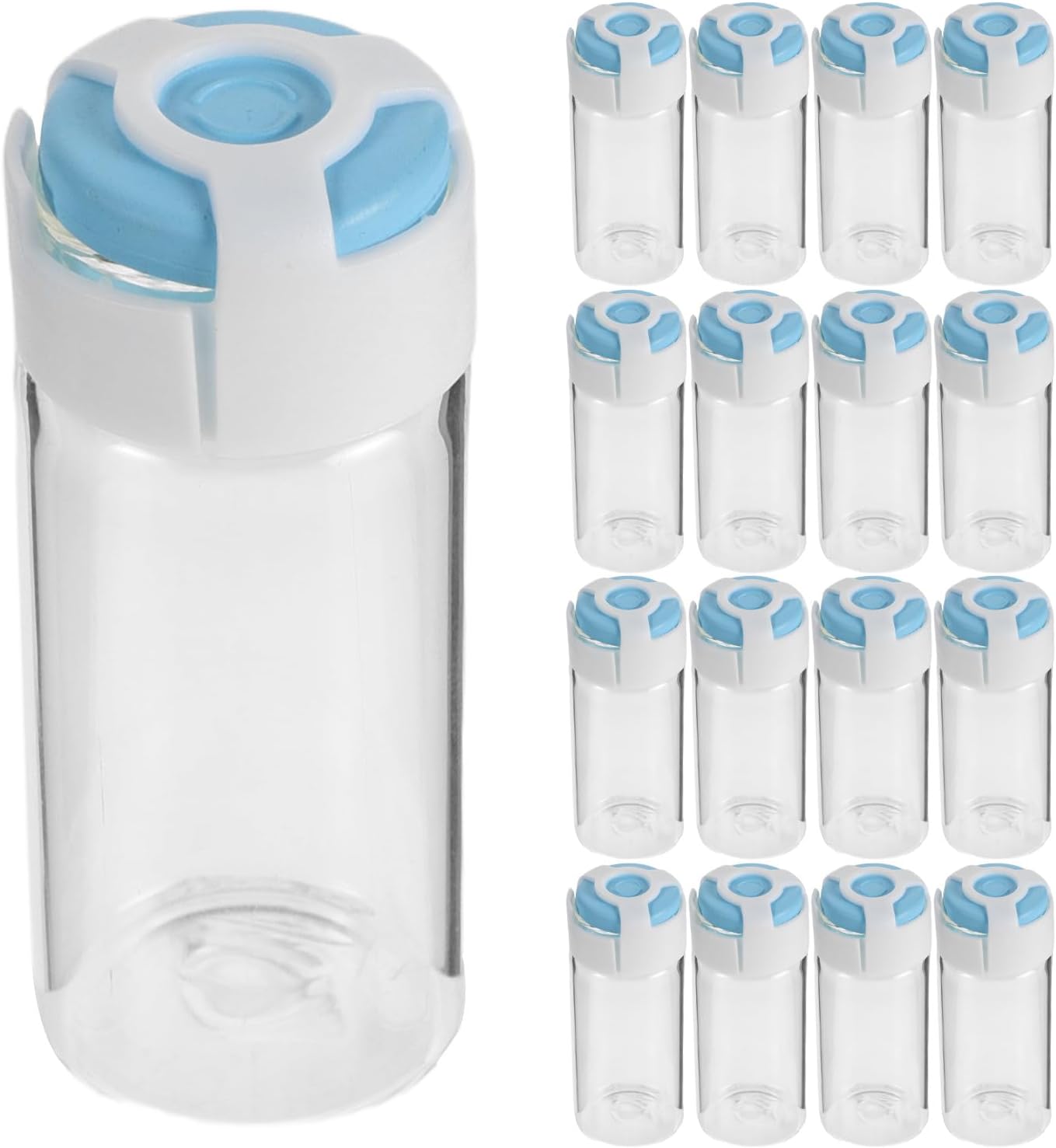 40pcs 10ml Glass Ampoule Laboratory Vials with Lids Clear Ampoule Bottles for Specimen Storage Research Testing Chemical Sample Collection