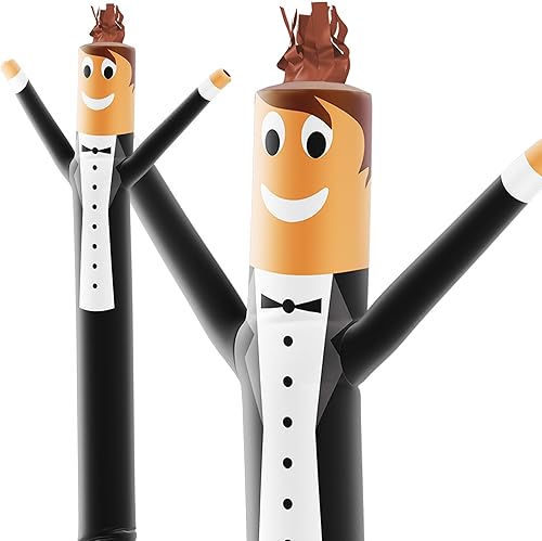 Miniatura 11 de LookOurWay Air Dancers Inflatable Tube Man Attachment - Wacky Waving Inflatable Dancing Tube Guy for Business Promotion - Blower Not Included