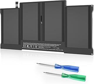 A1466 Battery for MacBook Air Replacement Battery 13 inch, POWERWOO A1405 Battery for MacBook Air 13-inch Battery (2017 2015 2016 2014 2013 2012 2011 2010 Years) A1496 A1405 A1377 A1369 A1466