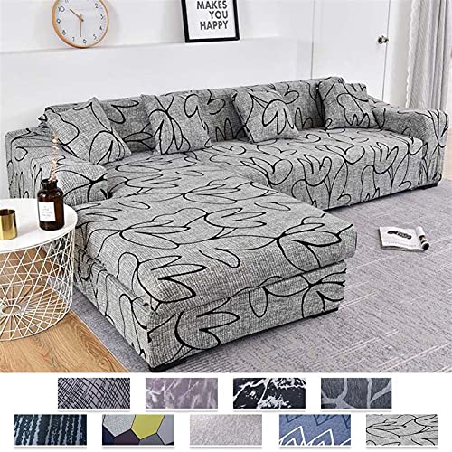 Housse de canapé d'angle extensible 1 à 4 places stretch - 3