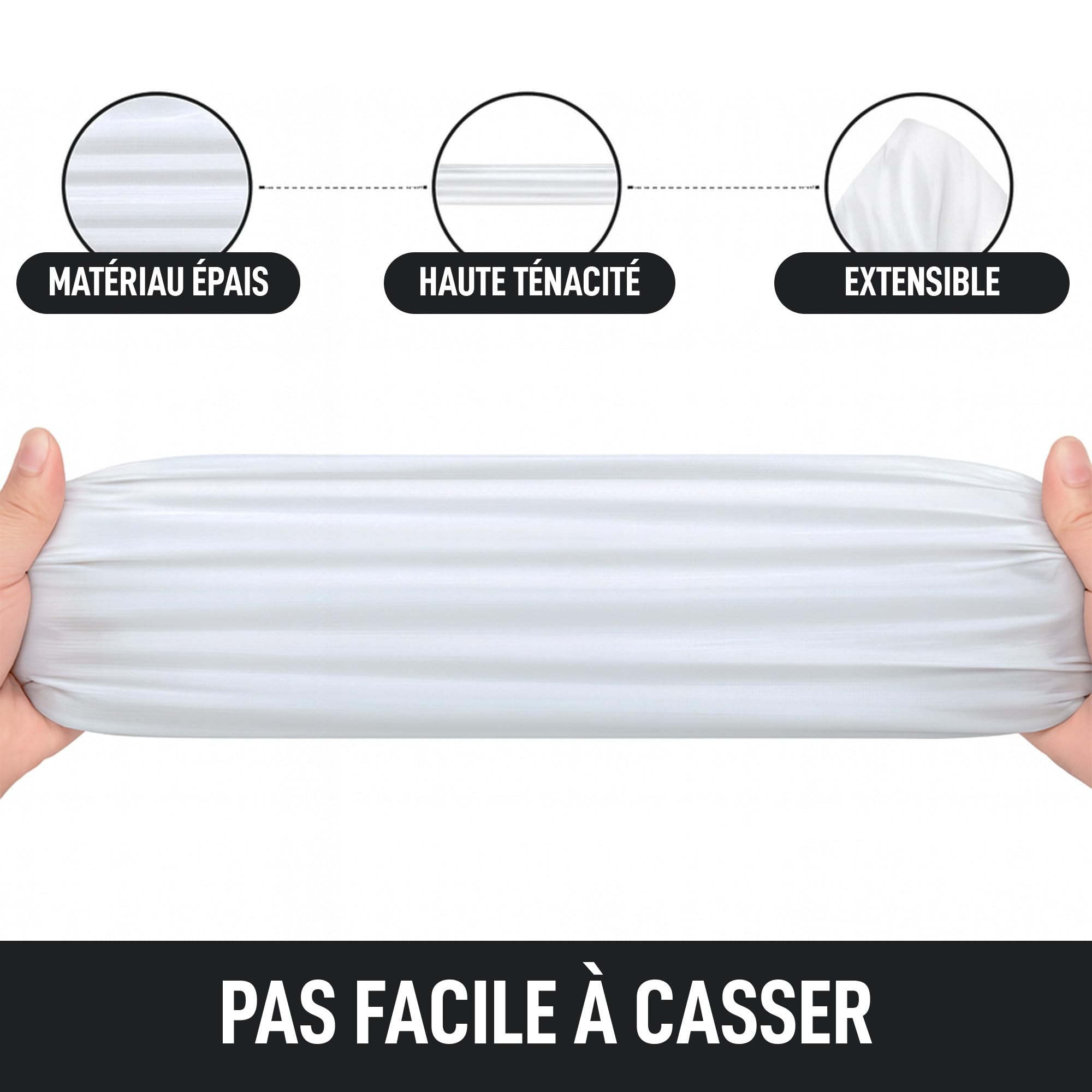 PimPam Factory - Couvre Chaussure Impermeable (Pack 100) - Sur Chaussure Jetable Pour Usage Médical, Industriel Ou Domestique - Surchaussures Jetables Bleu Et Surchaussures Résistantes À L’Eau
