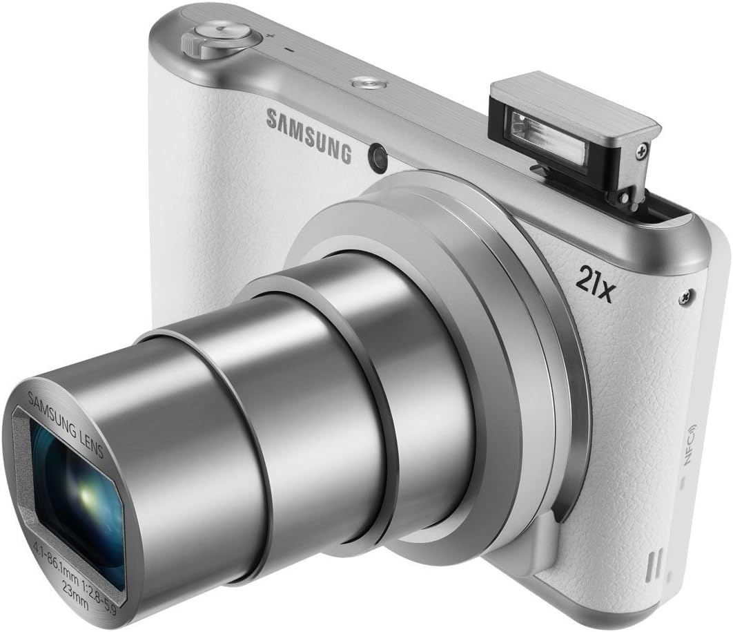 Samsung Galaxy Camera 2 16.3MP CMOS with 21x Optical Zoom and 4.8" Touch Screen LCD (WiFi & NFC- White) (Renewed)