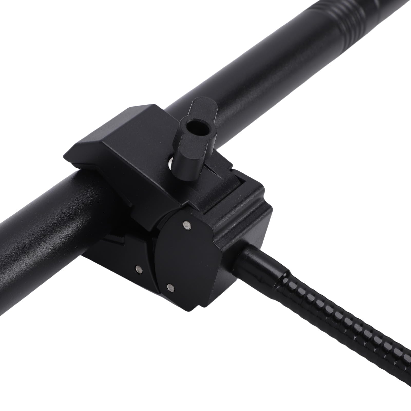 Colgador de Guirnaldas Ajustable y Resistente para Decoraciones Navideñas, Coronas de Luces, Acero Inoxidable de Alta Resistencia para Marco de Puerta Delantera, Pared, Negro Tamaño: (80 a