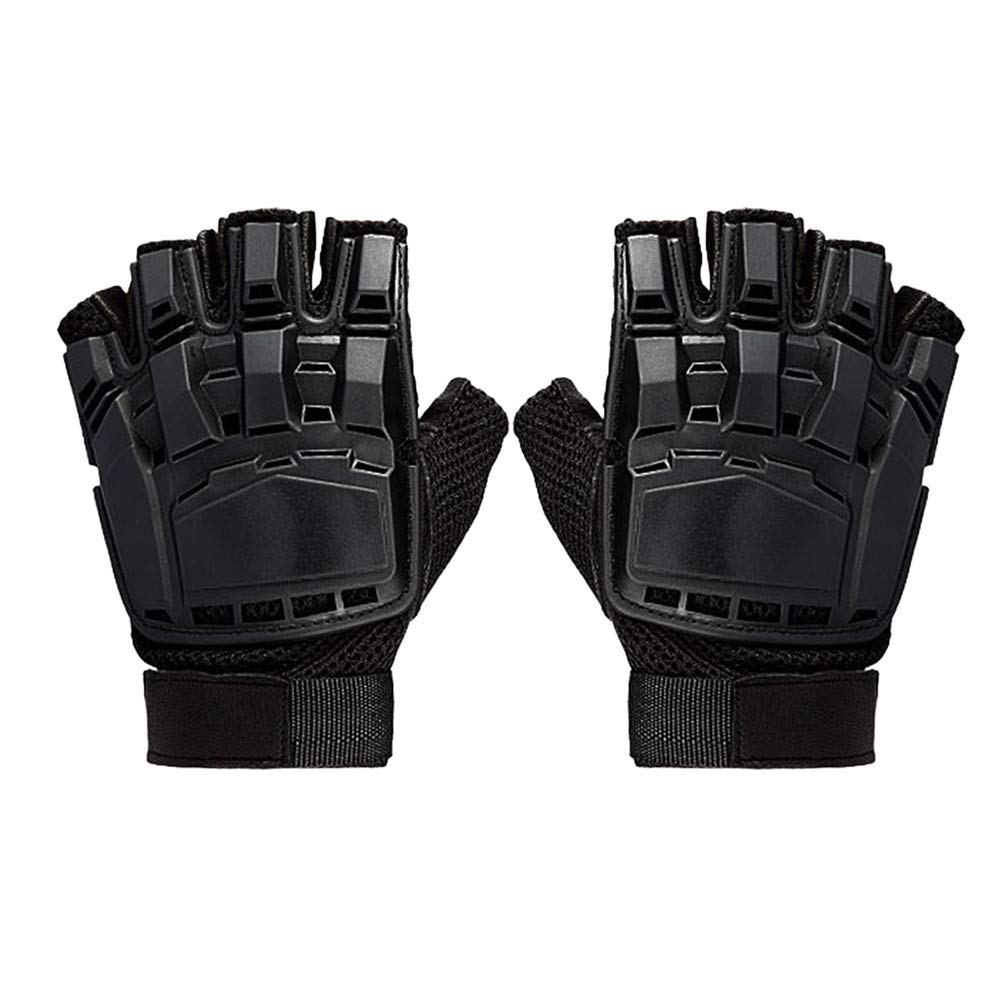 Gants Tactiques Sans Doigts Homme/Femme - Protection Articulations, Pour Paintball/airsoft/moto