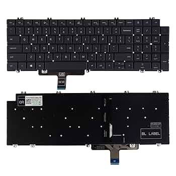 Dell Latitude 5520 5521 Precision 3560 3561 Single Point UK Keyboard
