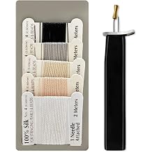 أداة Hobbyworker Jewelry Bead Knotting Tool ، قم بإنشاء العقائد الآمنة وخيط الحرير 100٪ لصنع المجوهرات والخرز