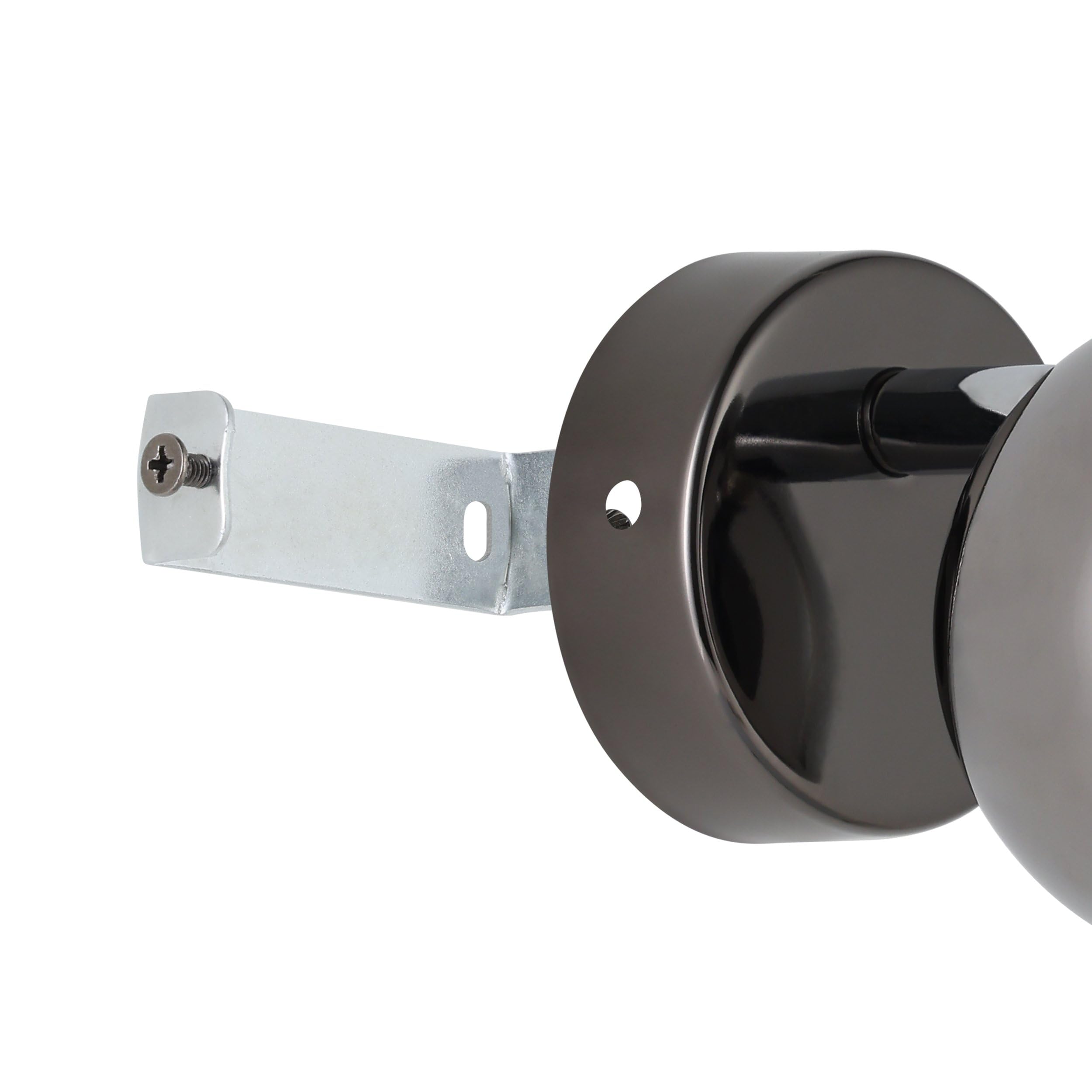 EGLO LED Wandlampe Bimeda, Wandleuchte, Wandstrahler aus Metall in Nickel-Nero und Chrom, Wohnzimmerlampe, Spot inkl. GU10 Leuchtmittel, warmweiß