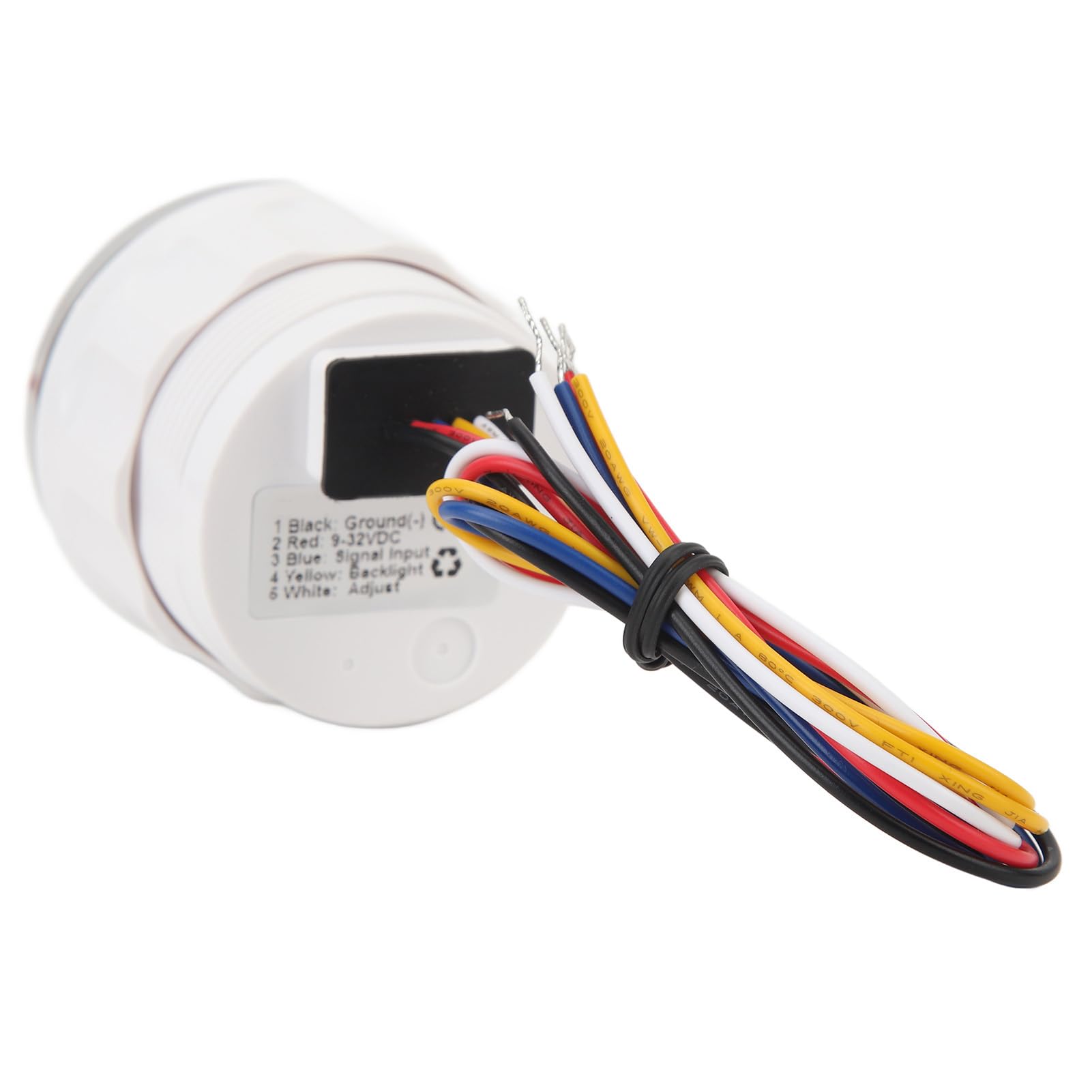 Indicatore Livello Carburante Universale Indicatore Livello Carburante Digitale Misuratore Carburante Marino 52mm DC9-32V 240-33ohm per Yacht Barche Pesca (Quadrante