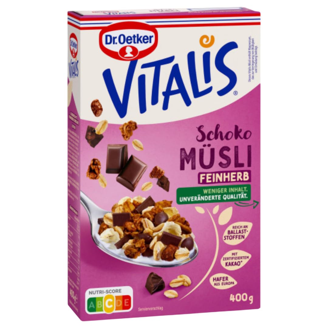 Schoko Müsli feinherb Knusper Müsli 400 g X 5 Packungen