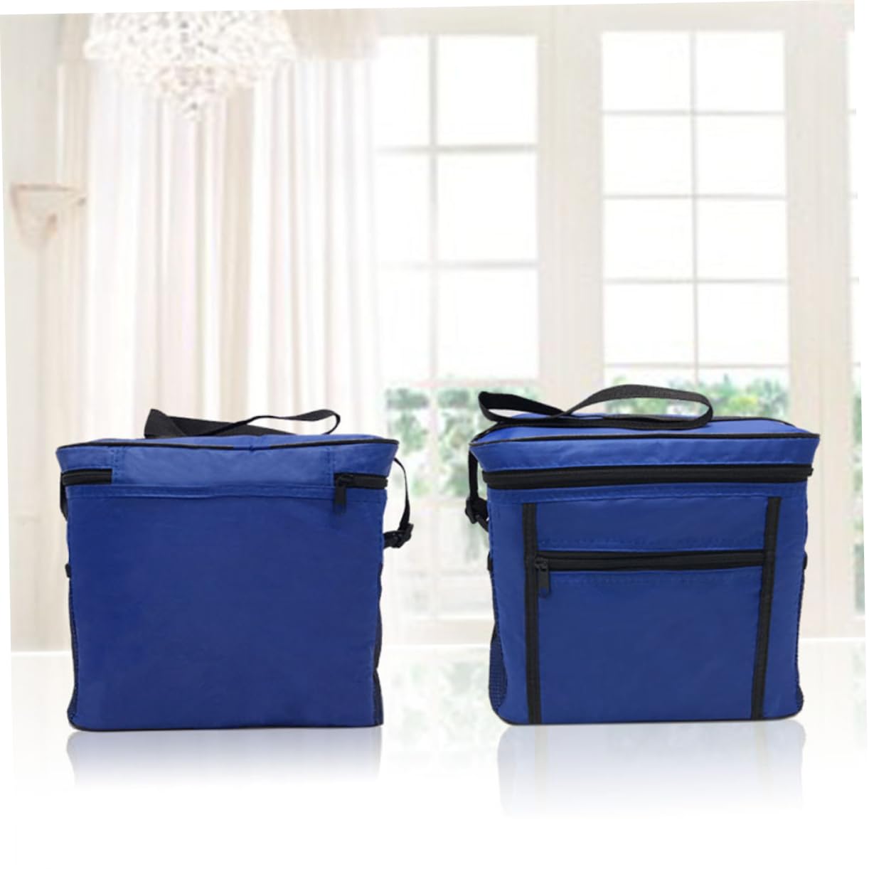 PRETYZOOM 3 Piezas Bolsa De Picnic Bolsa De Compras Con Aislamiento Bolsa De Compras Plegable Bolsa Impermeable Bolso De Mano Plegable Cesta De Picnic Portátil Bolsa De Comida Caliente