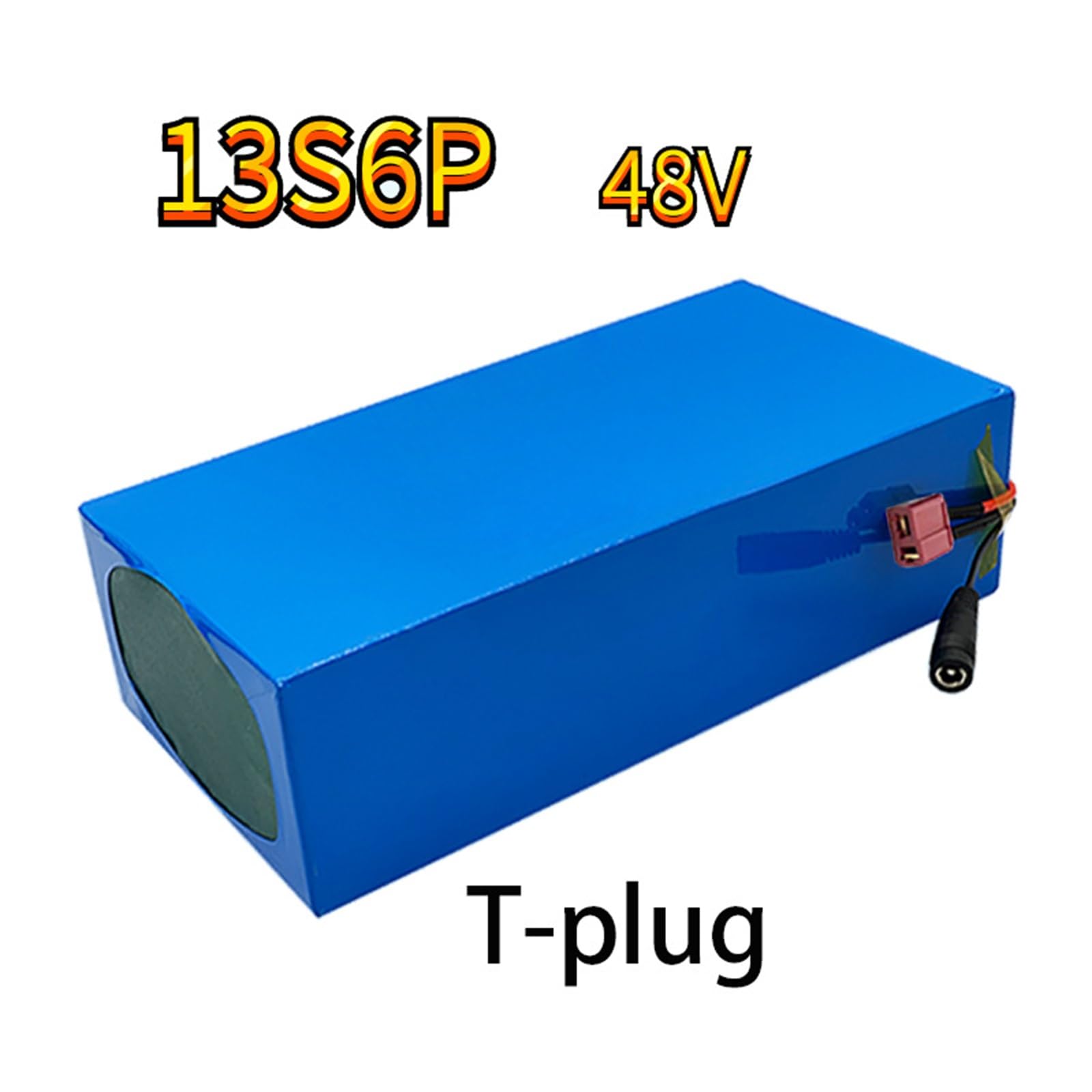 Batería de Bicicleta eléctrica de 36V y 25Ah, batería de Iones de Litio for Bicicleta eléctrica 13S6P con BMS de 20A y Cargador, for Patinete de Bicicleta eléctrica(T)